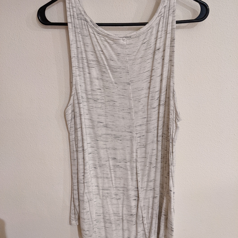 Old Navy Luxe Tank Top in Black and White Marl, XL - Picture 2 of 2